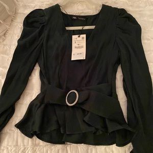 Zara Polyester Top